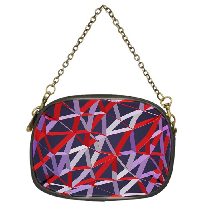 3d Lovely Geo Lines Vii Chain Purse (One Side)