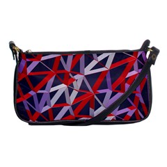 3d Lovely Geo Lines Vii Shoulder Clutch Bag by Uniqued