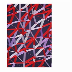 3d Lovely Geo Lines Vii Large Garden Flag (two Sides) by Uniqued