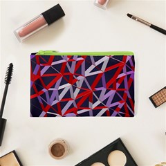 3d Lovely Geo Lines Vii Cosmetic Bag (xs) by Uniqued