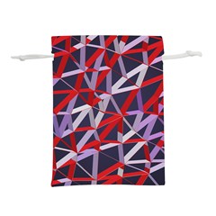 3d Lovely Geo Lines Vii Lightweight Drawstring Pouch (l) by Uniqued