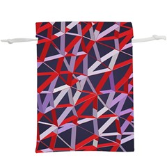 3d Lovely Geo Lines Vii  Lightweight Drawstring Pouch (xl) by Uniqued