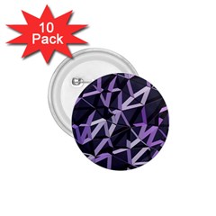 3d Lovely Geo Lines Vi 1 75  Buttons (10 Pack) by Uniqued