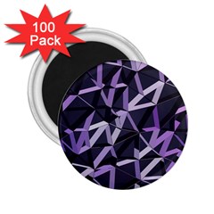 3d Lovely Geo Lines Vi 2 25  Magnets (100 Pack)  by Uniqued