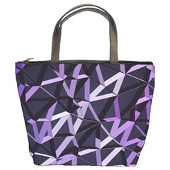 3d Lovely Geo Lines Vi Bucket Bag by Uniqued