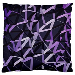 3d Lovely Geo Lines Vi Standard Flano Cushion Case (two Sides) by Uniqued