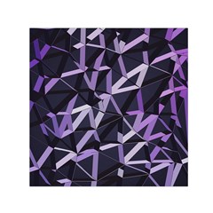 3d Lovely Geo Lines Vi Small Satin Scarf (square) by Uniqued