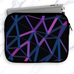 3d Lovely Geo Lines  V Apple iPad 2/3/4 Zipper Cases Front