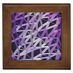 3d Lovely Geo Lines  Iv Framed Tile by Uniqued