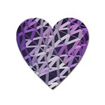 3d Lovely Geo Lines  Iv Heart Magnet Front