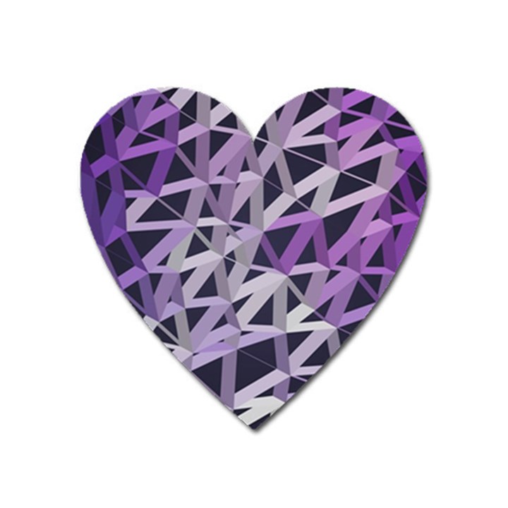 3d Lovely Geo Lines  Iv Heart Magnet