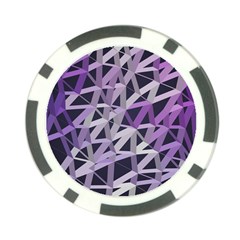 3d Lovely Geo Lines  Iv Poker Chip Card Guard by Uniqued