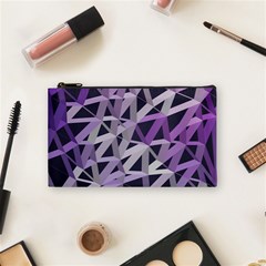 3d Lovely Geo Lines  Iv Cosmetic Bag (small) by Uniqued