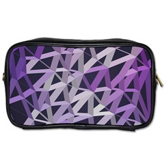 3d Lovely Geo Lines  Iv Toiletries Bag (one Side) by Uniqued