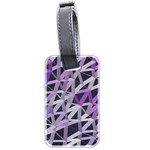 3d Lovely Geo Lines  Iv Luggage Tag (two sides) Front