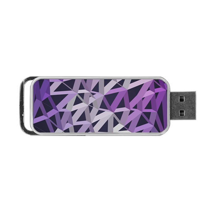 3d Lovely Geo Lines  Iv Portable USB Flash (One Side)