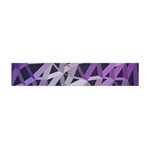 3d Lovely Geo Lines  Iv Flano Scarf (Mini) Front