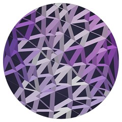 3d Lovely Geo Lines  Iv Round Trivet by Uniqued