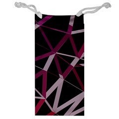 3d Lovely Geo Lines Iii Jewelry Bag by Uniqued