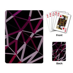 3d Lovely Geo Lines Iii Playing Cards Single Design (rectangle) by Uniqued