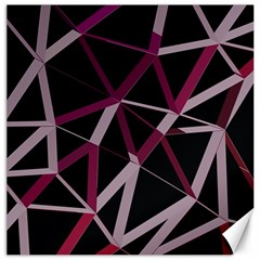 3d Lovely Geo Lines Iii Canvas 20  X 20  by Uniqued