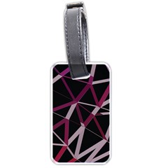 3d Lovely Geo Lines Iii Luggage Tag (one Side) by Uniqued