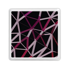 3d Lovely Geo Lines Iii Memory Card Reader (square) by Uniqued