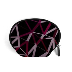 3d Lovely Geo Lines Iii Accessory Pouch (small) by Uniqued