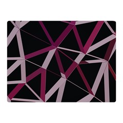 3d Lovely Geo Lines Iii Double Sided Flano Blanket (mini)  by Uniqued