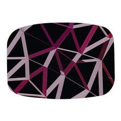 3d Lovely Geo Lines Iii Mini Square Pill Box by Uniqued