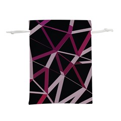 3d Lovely Geo Lines Iii Lightweight Drawstring Pouch (s) by Uniqued