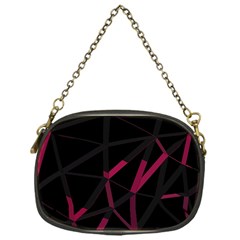 3d Lovely Geo Lines Viii Chain Purse (one Side)