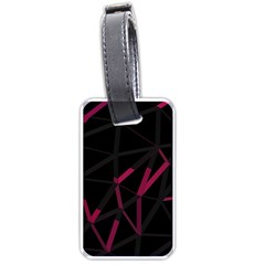 3d Lovely Geo Lines Viii Luggage Tag (one Side)