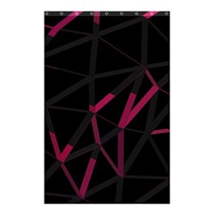 3d Lovely Geo Lines Viii Shower Curtain 48  X 72  (small) 