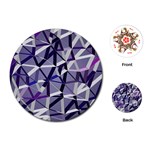 3D Lovely GEO Lines IX Playing Cards Single Design (Round) Front