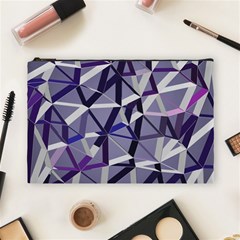 3d Lovely Geo Lines Ix Cosmetic Bag (large) by Uniqued