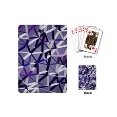 3d Lovely Geo Lines Ix Playing Cards Single Design (mini) by Uniqued