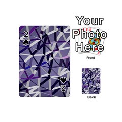 3d Lovely Geo Lines Ix Playing Cards 54 Designs (mini)