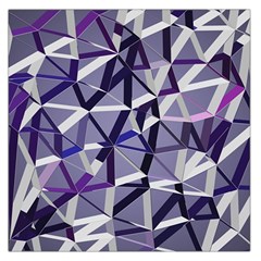 3d Lovely Geo Lines Ix Large Satin Scarf (square) by Uniqued