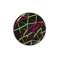 3d Lovely Geo Lines X Hat Clip Ball Marker (4 Pack) by Uniqued