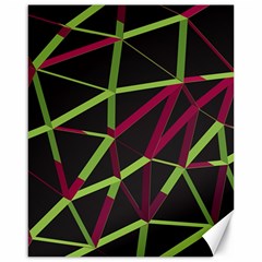 3d Lovely Geo Lines X Canvas 16  X 20  by Uniqued