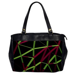 3d Lovely Geo Lines X Oversize Office Handbag by Uniqued