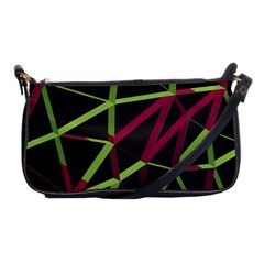 3d Lovely Geo Lines X Shoulder Clutch Bag by Uniqued