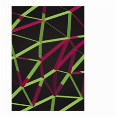 3d Lovely Geo Lines X Small Garden Flag (two Sides) by Uniqued