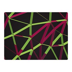 3d Lovely Geo Lines X Double Sided Flano Blanket (mini)  by Uniqued