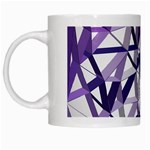 3D Lovely GEO Lines X White Mugs Left