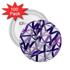 3d Lovely Geo Lines X 2 25  Buttons (100 Pack)  by Uniqued