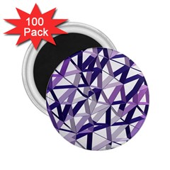 3d Lovely Geo Lines X 2 25  Magnets (100 Pack)  by Uniqued