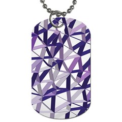 3d Lovely Geo Lines X Dog Tag (one Side) by Uniqued