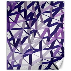 3d Lovely Geo Lines X Canvas 8  X 10  by Uniqued